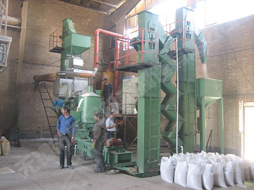 出口伊朗的熱法覆膜砂設(shè)備 燃料：煤、天然氣